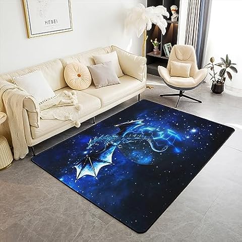 Tapis de Salon Dragon 100x150cm Cover
