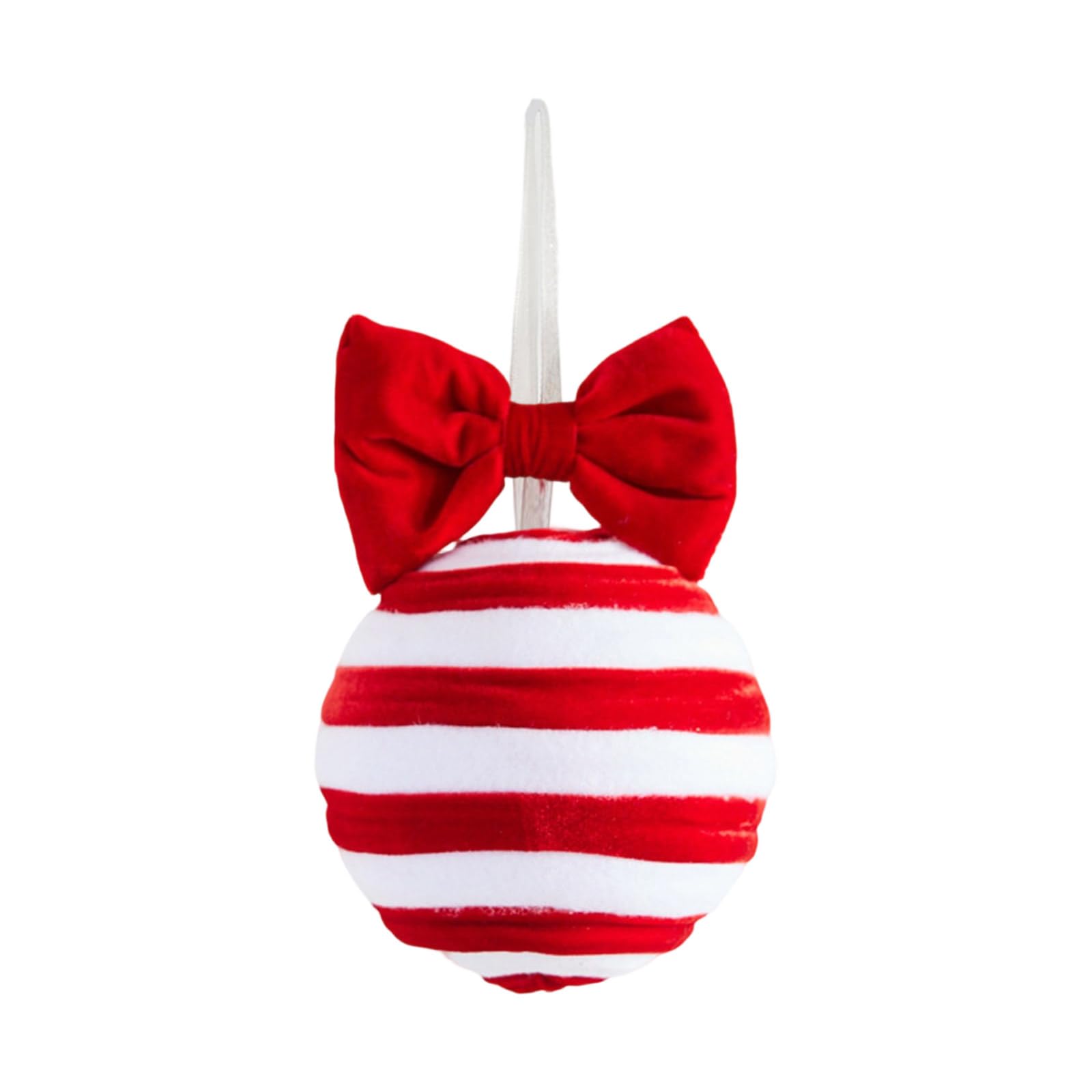 KAQNTUD Christmas Bauble Made of Velvet Foam Shatterproof Decorative Baubles for Tree Wreath Festival Celebration Tree Decoration