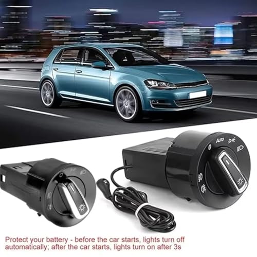 Conmutador faros Bora 3BD941531 con sensor de alta sensibilidad 3