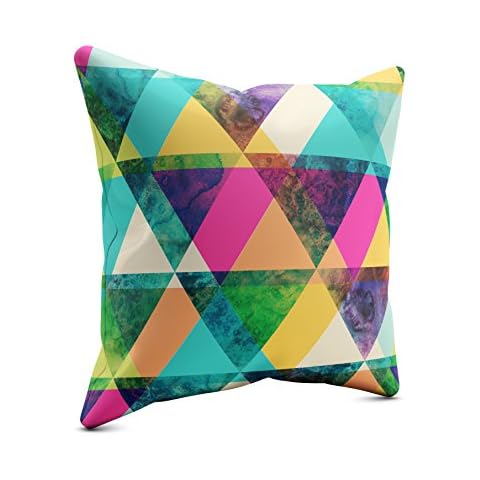 Picanova Cojín de Satén Multicolor 40x40 cm Cover