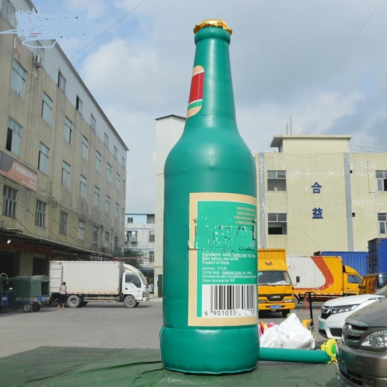 20ft high Advertising Inflatable beer bottle Festival Customized Model for Show and Display ads