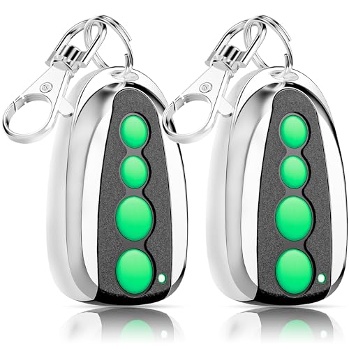 Boutique-Plus M12 Remote Control – 2-Pack Compatible With ALEKO, LOCKMASTER & TOPENS Automatic Swing/Sliding Gate Openers, 433.92MHz