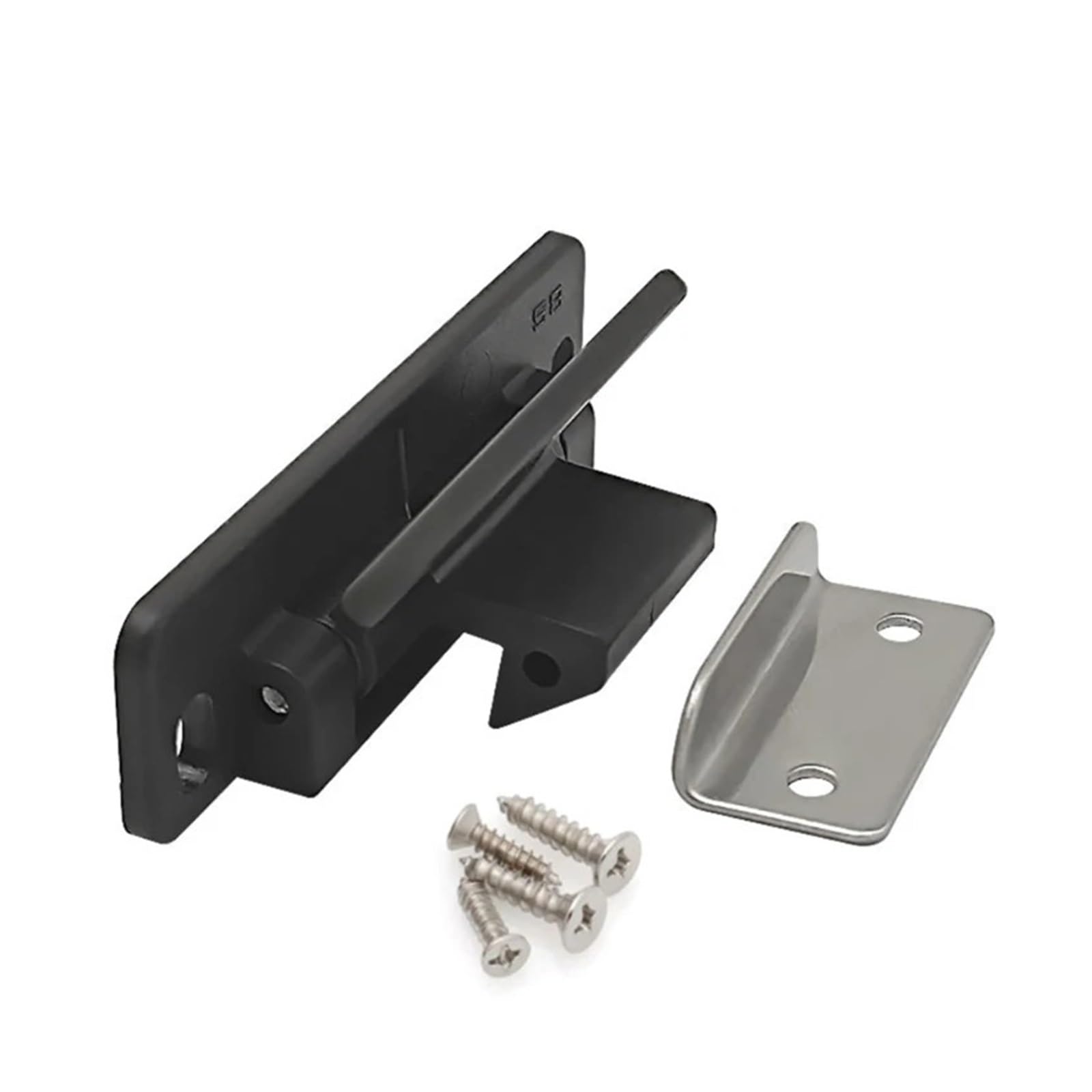 Caravan Door Lock, RV Boat Cabinet Door Latch Home Furniture Lock for Marine Trailer Camper Kitchen Bathroom Closet Cupboard Buckle Latch Lock(Nero)