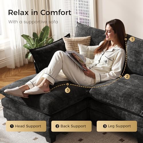 KKL U-Shaped Modular Sectional Sofa - Thumbnail 5