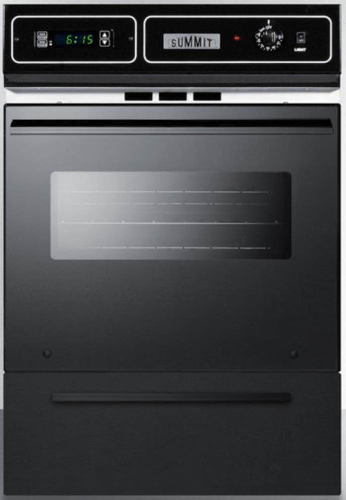 Summit TEM721DK Kitchen Cooking Range, Black