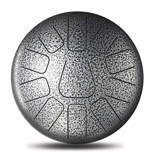 12 « 11 notes Chakra tambour, professionnel harmonique en acier fente langue Handpan tambour pour le son de guérison, la méditation ou le yoga, comprend des maillets en caoutchouc et sac,Silver - Les Beatles, Paul McCartney, John Lennon, RIngo Starr, George Harrison 12 "11 notes Chakra tambour, professionnel harmonique en acier fente langue Handpan tambour pour le son de guérison, la méditation ou le yoga, comprend des maillets en caoutchouc et sac,Silver