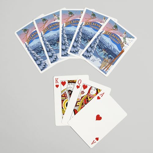 Lantern Press Breckenridge, Colorado, Deck Poker 52 cartas miniatura 7