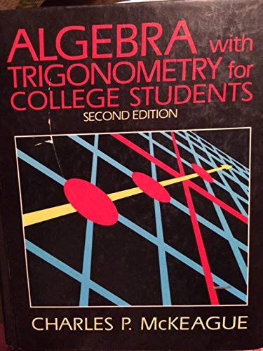 Algebra With Trigonometry for College Students