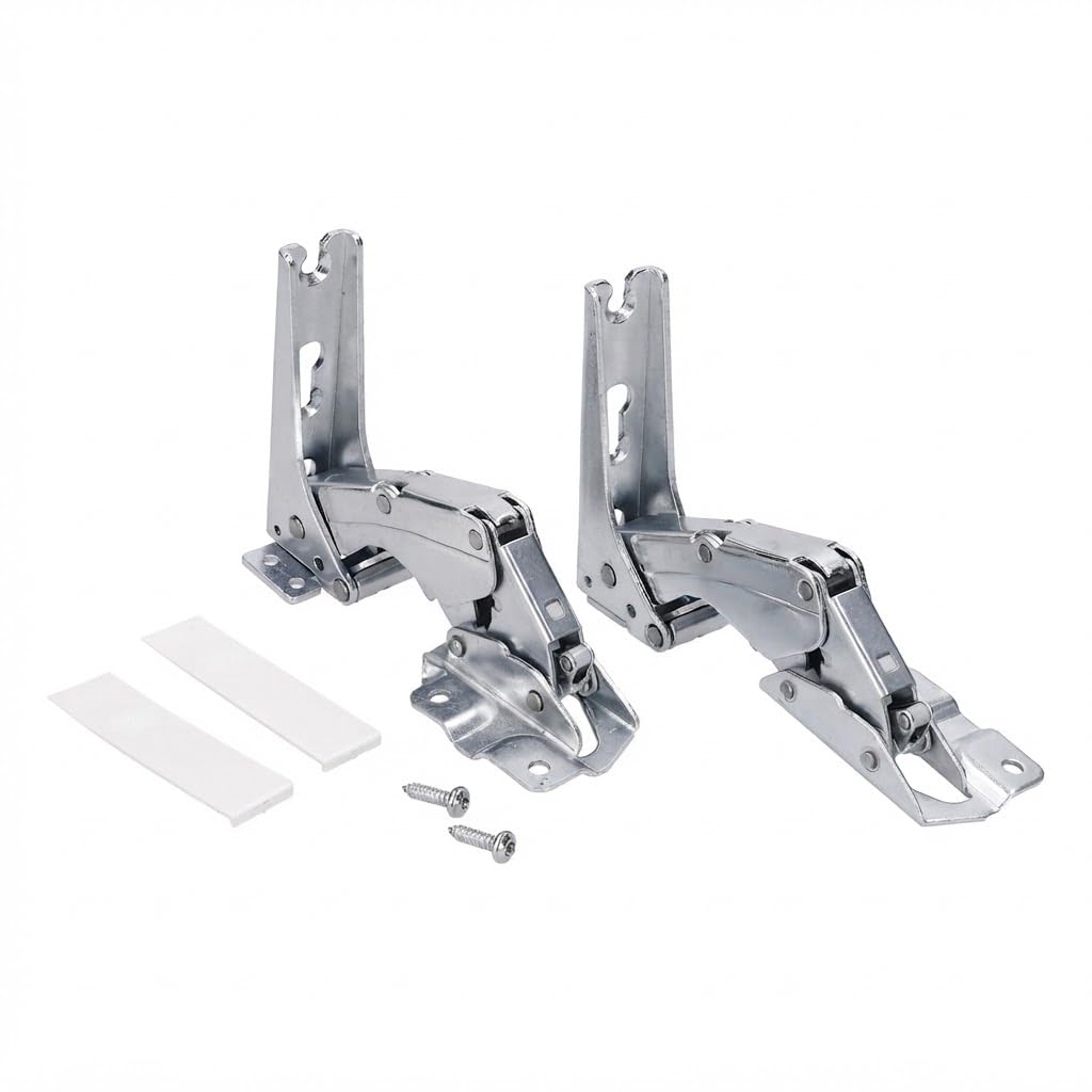 LPPP Kühlschrank Türscharnier Set kompatibel mit AEG 2211202045 2211201047 | Flachscharnier Oben Unten für Electrolux 2211202029 405550419/7, für Bosch 00483621, für Liebherr 959376000, Gefrierschrank