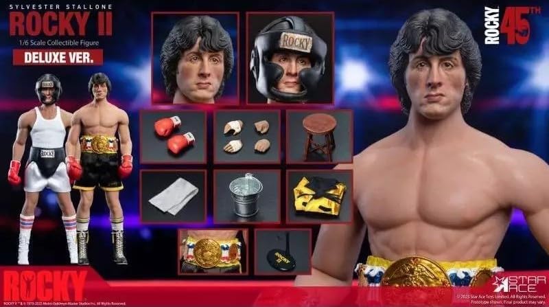 STAR ACE Toys Rocky II Statuette 1/6 Rocky Deluxe Version 30 cm