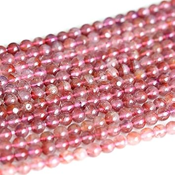 1 Strands Natural Purple Red Auralite Super 23 Crystal Small Round Loose Beads 6.5mm 05168