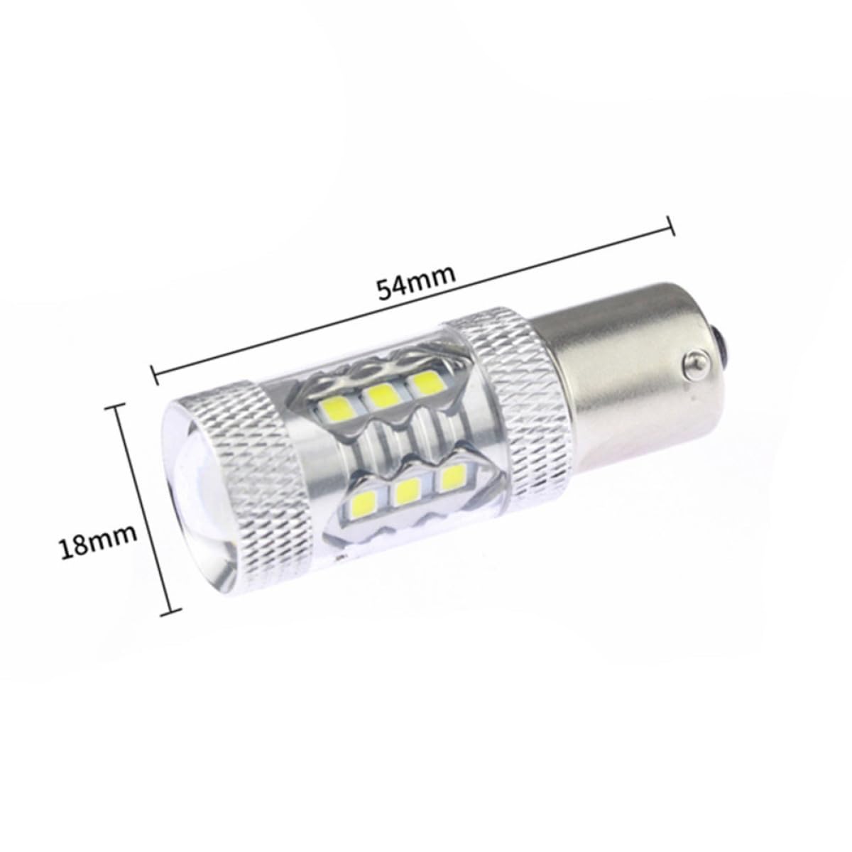 SUPVOX 8piezas Bombillas Led Bas Luz De Freno y Señal Luz Diurna Para Automóvil Fácil Instalación Alta Eficiencia Energética