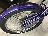 Lowrider Chrome Spike Axle Nuts schwinn cruiser chopper bmx stingray 3/8'-24