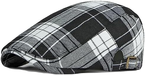 Newsboy Hat Ivy Flat Cap Gatsby Cabbie Driving Beret for Men Women
