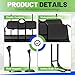 Rear Flip Seat Back Seat Compatible with 2004-Up Club Car Precedent/Tempo/Onward Gas or Electric Models ，Folding Back Seat w/Handle Bar Roof Support