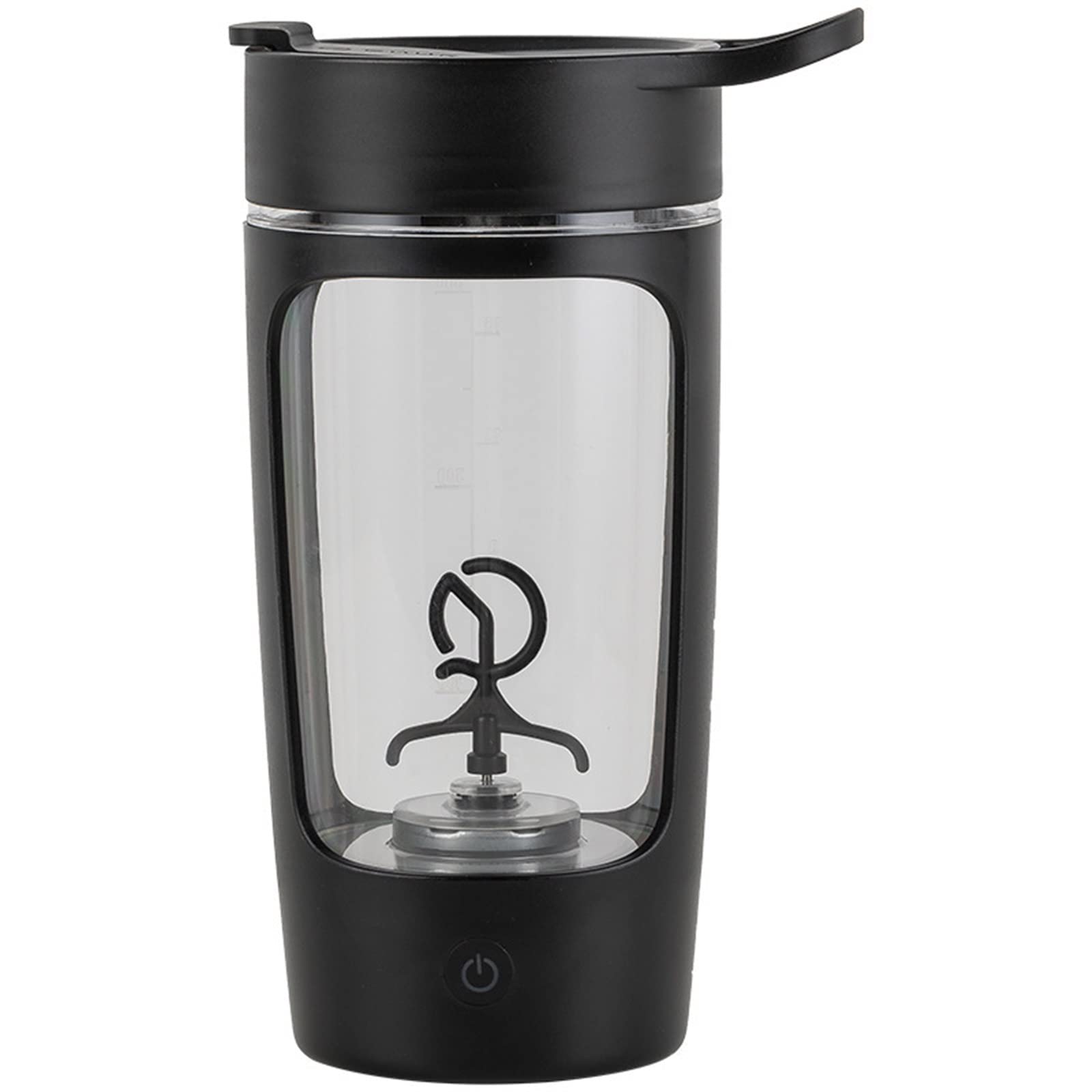 DieffematicJBJ Batidora Portatil 650Ml Electric Protein Shaker Bottle Protein Powder Mixing Bottle Sports Fitness Gym Outdoor Travel Bottle USB Rechargeable