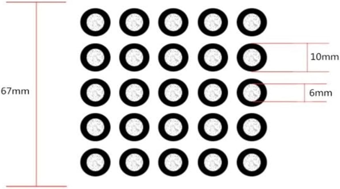 review EZGA 3D Scanner Handheld 3D Scanner Marking Points Positioning Targets for 3D Scaner 3D Scanning Markers/Dots/Stickers Identifying Label Dots 6mm 10mm for 3D Printing