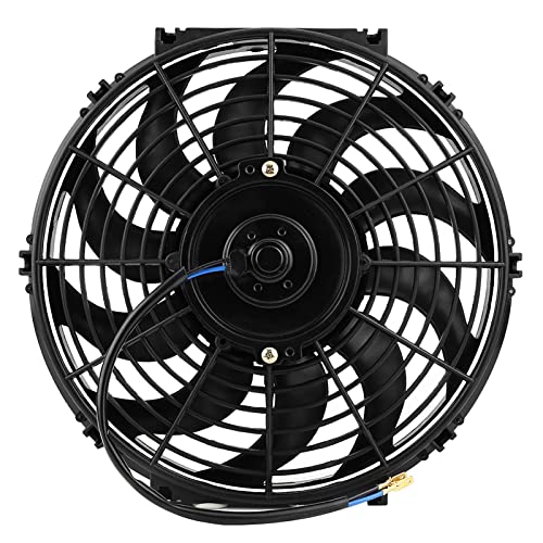 Ventilateur de refroidissement moteur 12V résout surchauffe radiateur mince