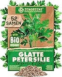 ZenGreens® - Bio Petersilie Samen - Petersiliesamen - Kräutersamen für den einfachen Anbau im Garten, Balkon oder Küche - Kräuter Saatgut ideal für Anfänger - Peterling