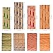 ESSENTIAL 100 pcs Assorted Packed Flat Stripped Coin Wrappers, Coin Rolls Wrapper for Quarters, Dimes, Nickels, Pennies