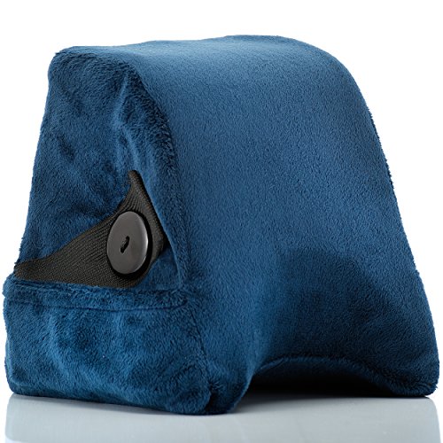 Travel Pillow by Travel Heads | Comfortable Memory Foam Neck Pillow, Best Shoulder Wedge Pillow for Airplanes & Cars (Blue)