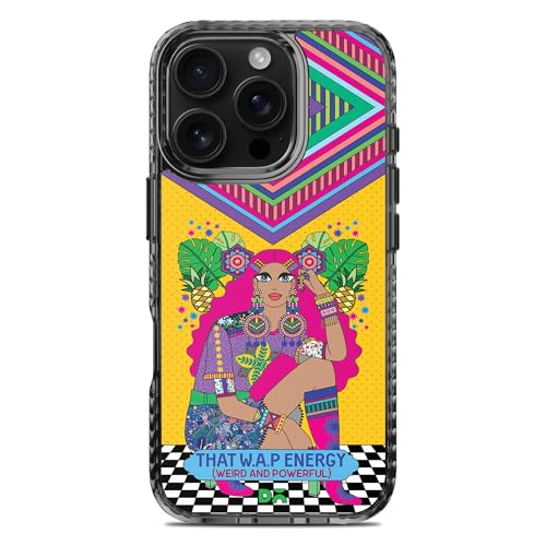Image of DailyObjects Case for iPhone 16 Pro Max Compatible with Mag-Safe Wireless Charging, Stride 2.0 Weird & Powerful Slim Shockproof Back Cover with Inner Magnetic Ring