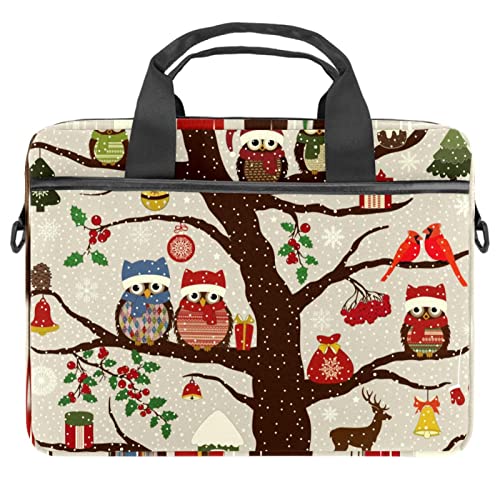 Bolsa de mensajero de Navidad con búho multicolor para regalo navideño de estudiantes