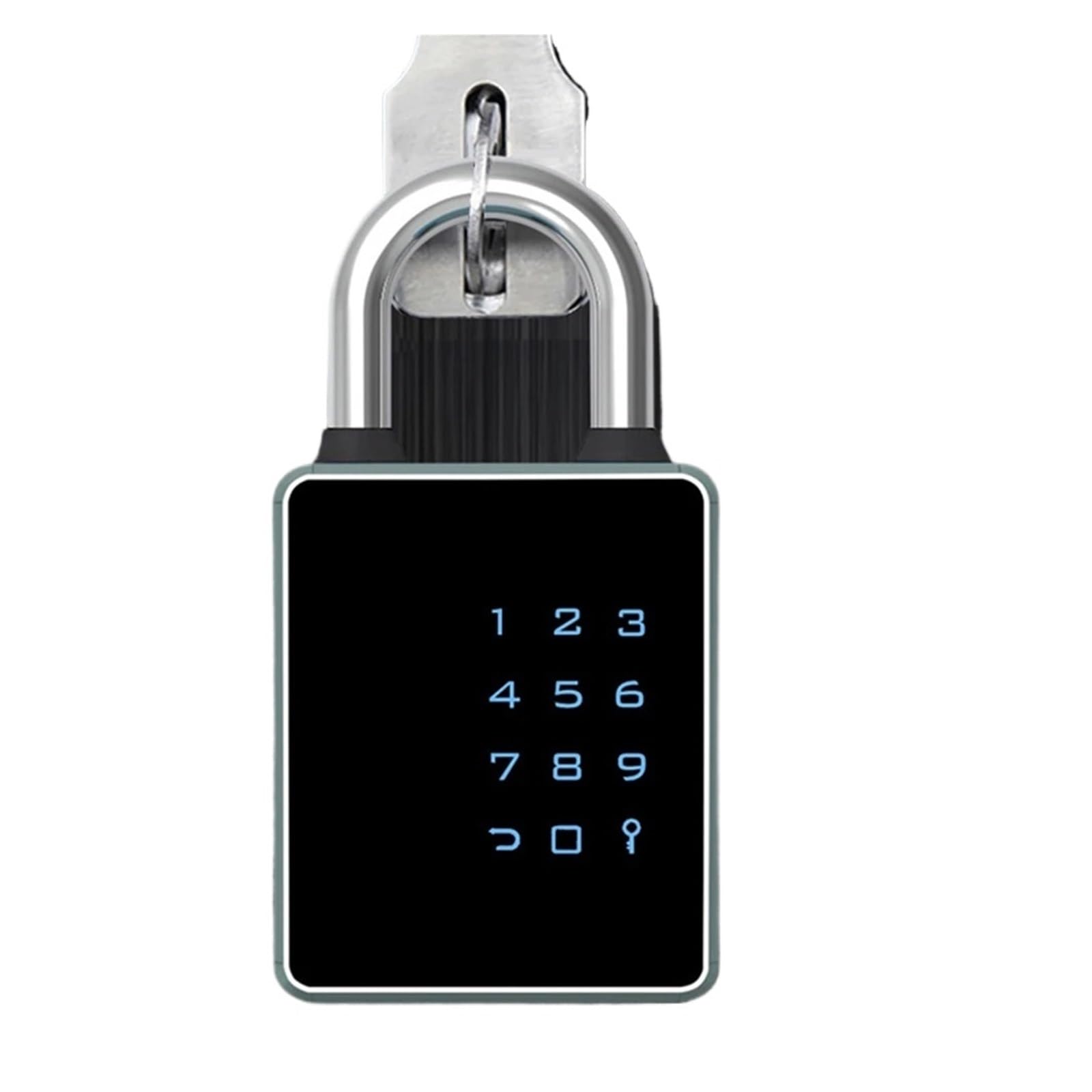DIGNIFE Smart Door Lock, Waterproof Smart Fingerprint Padlock Alloy Biometric Keyless Lock APP Control