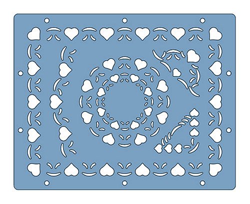 FISKARS ShapeBoss Embossing Stencil Set Circle-Warmth