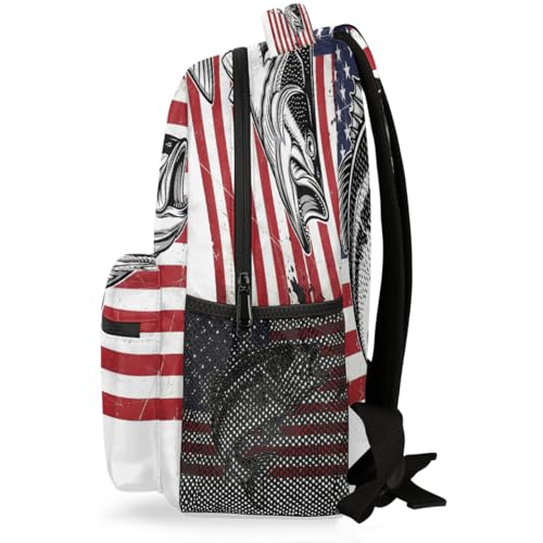 Mochila de viaje americana para estudiantes de secundaria con portátil en el campus 3