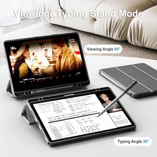 Image of Compatible for Lenovo Tab M11 Case with Pen Holder, Smart Flip Cover with Auto Sleep /Wake, Trifold Stand Protective Cover for Lenovo Tab M11 11 inch Tablet (Lavender)