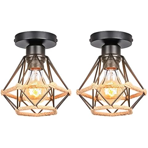iDEGU Plafonnier Industriel Vintage Cover