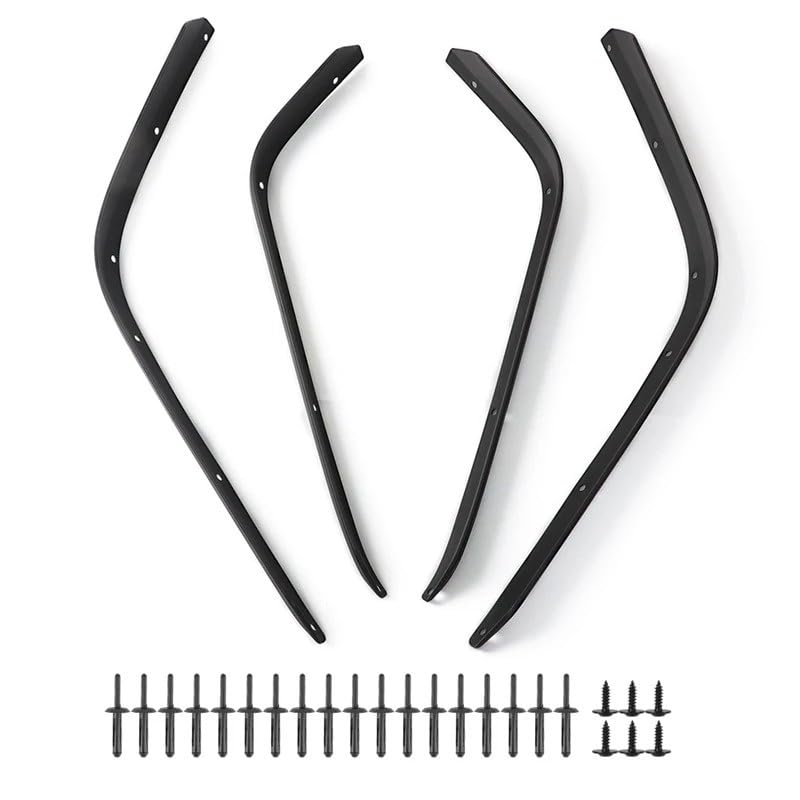 Guardabarros JK protector contra salpicaduras para pasos de rueda de coche de 2007 a 2017 3