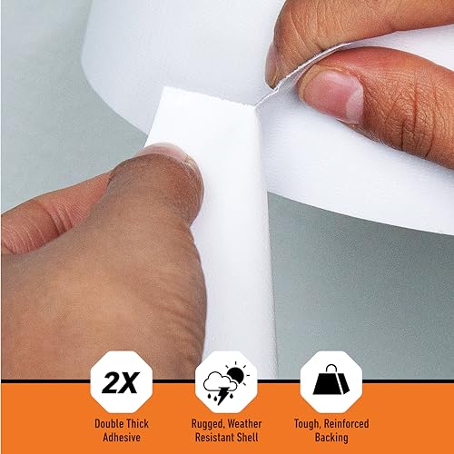 Image of Gorilla Tape, White Duct Tape, 1.88 inch x 30 yd, White | (Pack of 12)