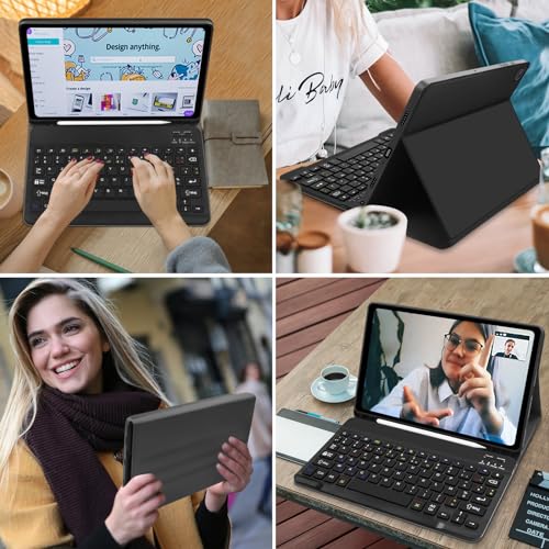 Etui clavier Samsung Tab A9 Plus avec porte-stylet et connexion Bluetooth