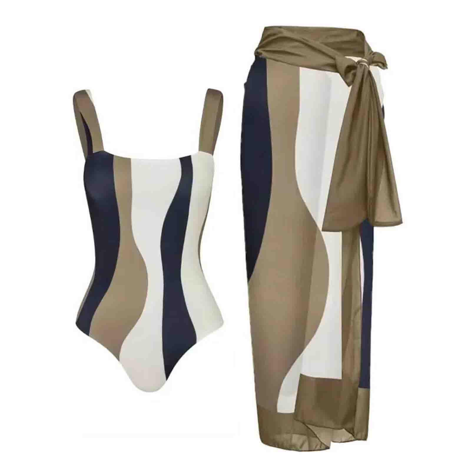 uxxnjfg Bañador Natacion Conjunto Mujer Vestir Dos Piezas Verano 2024 Reductor Barriga Swimsuit Estampado Flores Bañadores Deportivo Brasileño Bañador Moldeador Surf Arena Swimwear