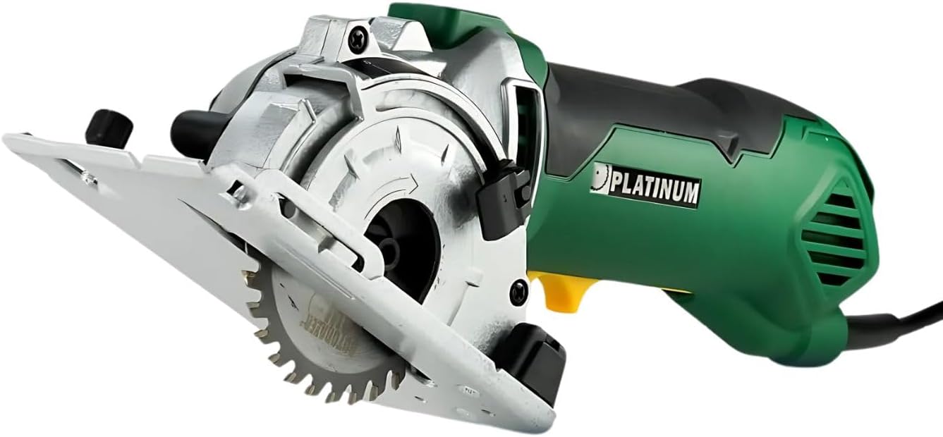 ROTORAZER SAW Platinum Compact Circular Saw Set - New Model for 2024! Extra Powerful - Deeper Cuts! Cut Drywall, Tile, Grout, Metal, Pipes, PVC, Plastic, and Copper. AS SEEN ON TV! (Green)