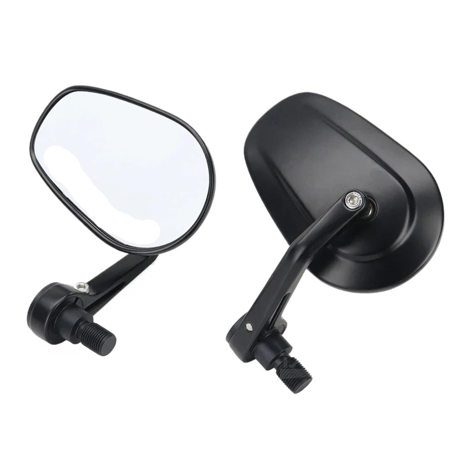 Do XSR700 900 Motocyklowe Lusterka Wsteczne | Lusterko Lewy prawy koniec kierownicy Obrót motocykla(Long Black)