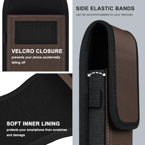 Image of ykooe Cell Phone Belt Holder Holster Case for Galaxy S20-S26 Ultra A17 A16