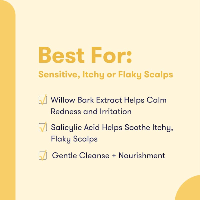 Image of HIBAR - Soothe Shampoo Bar - For Dry, Itchy, Flaky Scalps - Improves Scalp Health - With Willow Bark Extract & Salicylic Acid - Plastic-Free - Soap, Paraben & Sulfate-Free - Color Safe - 1 Solid Bar