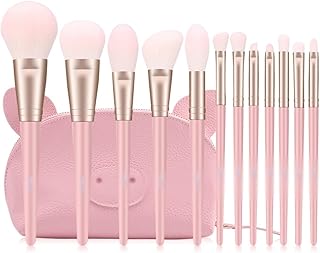 Juego de brochas de maquillaje, 12 piezas, co...