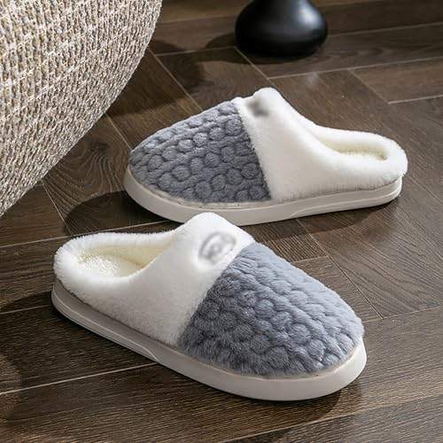 Women's Fleece Lined Indoor Slippers Warm Winter Shoes With Soft Comfortable Sole For Home Wear3