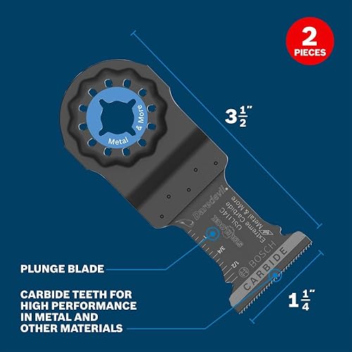 Miniatura 3 de Bosch OSL034C Starlock cuchilla para sierra de inmersión de carburo.