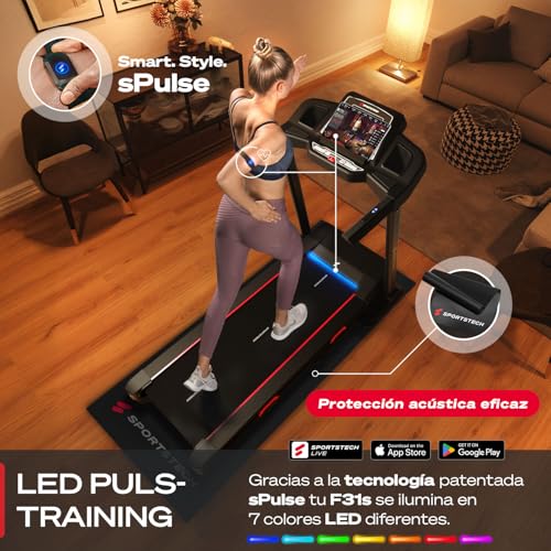Sportstech F31 - Cinta de Correr Profesional