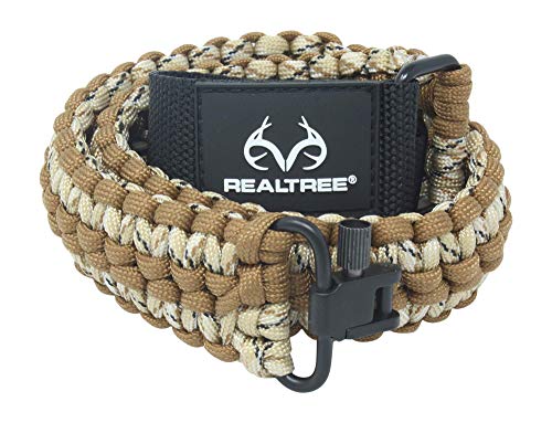 Ten Point Gear Realtree Paracord Traditional 2 Points Gun Sling 550 Adjustable W/Swivels And Adapter. Officially Licensed Outdoor Sling. Perfect For Hunting And Survival Use. Super #TOP22
