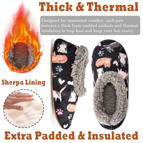Slippers for Women Indoor Non-Slip, Fuzzy Slipper Socks with Grips, Winter Warm House Shoes, Cozy Gifts for Women4
