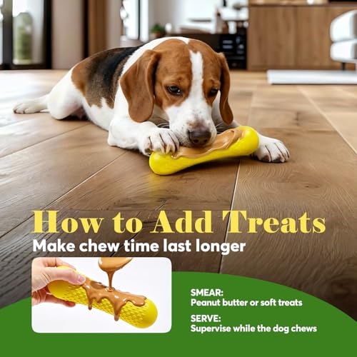 Image of Kimee Natural Rubber Dog Chew Toys Tough Dog Toys for Aggressive Chewers