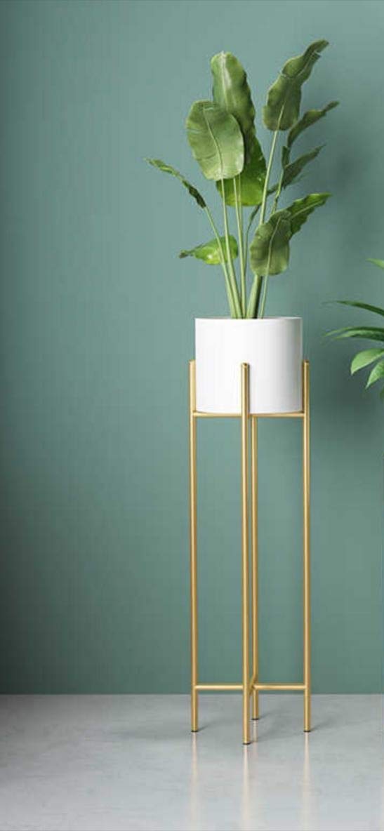 DECORVAIZ Iron Flower Planter With Stand, White, 70 cm, 1 Piece (B081XDCXT3) Amazon Price History, Amazon Price Tracker
