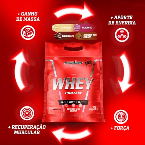 Integralmédica - Hipercalórico Nutri Whey Protein - Chocolate - 900g