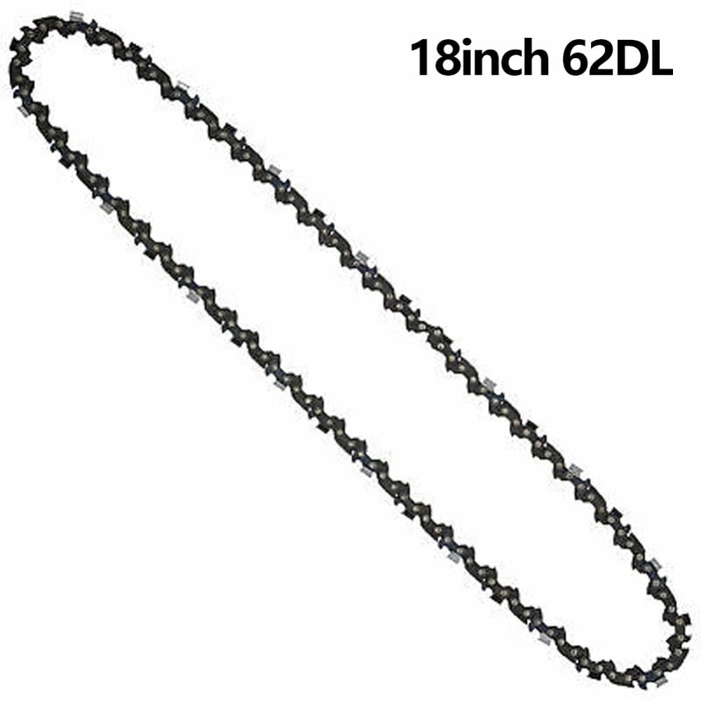 Calibre de cadena de cincel completo, paso de 0,050 pulgadas, perfil bajo de 3/8 pulgadas, 18 pulgadas, 0,050, 0,325, 72DL, equipo de piezas de sierra de cadena, h